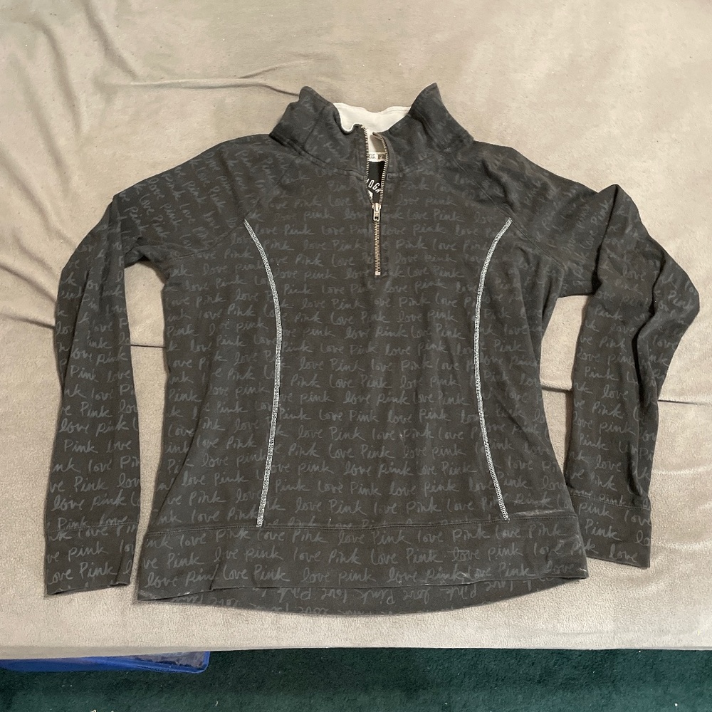 Quarter Zip- Pink